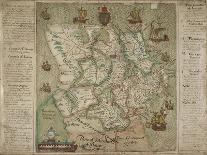 Map Of Ulster-Francis Jobson-Laminated Giclee Print