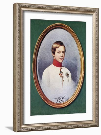 Francis Joseph I (Franz-Moritz Michael Daffinger-Framed Giclee Print