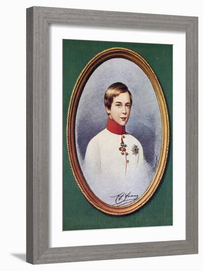 Francis Joseph I (Franz-Moritz Michael Daffinger-Framed Giclee Print