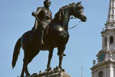 Equestrian Statue of King George IV, 19th century-Francis Legatt Chantrey-Framed Photographic Print