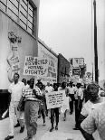 Negro Demonstration for Strong Civil Right Plank Outside Gop Convention Hall-Francis Miller-Photographic Print