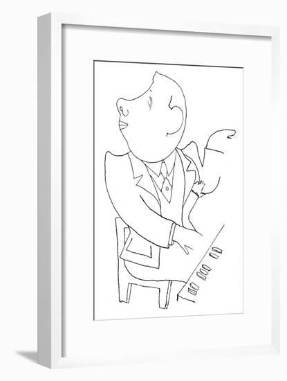 Francis Poulenc (1899-1963)-Jean Cocteau-Framed Giclee Print