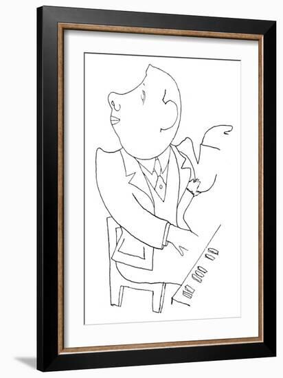 Francis Poulenc (1899-1963)-Jean Cocteau-Framed Giclee Print