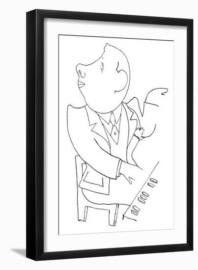 Francis Poulenc (1899-1963)-Jean Cocteau-Framed Giclee Print