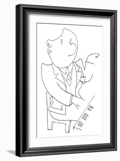 Francis Poulenc (1899-1963)-Jean Cocteau-Framed Giclee Print