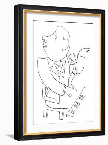 Francis Poulenc (1899-1963)-Jean Cocteau-Framed Giclee Print