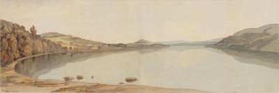 Ambleside, 1786 (W/C with Pen and Ink over Graphite on Laid Paper)-Francis Towne-Framed Giclee Print