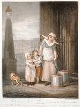 "Milk Below Maids", Plate 2 of 'The Cries of London', Engraved by Luigi Schiavonetti (1765-1810),…-Francis Wheatley-Giclee Print