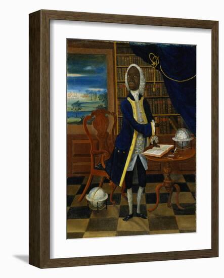 Francis Williams the Jamaican Mathematician and Poet, English c.1745-null-Framed Giclee Print