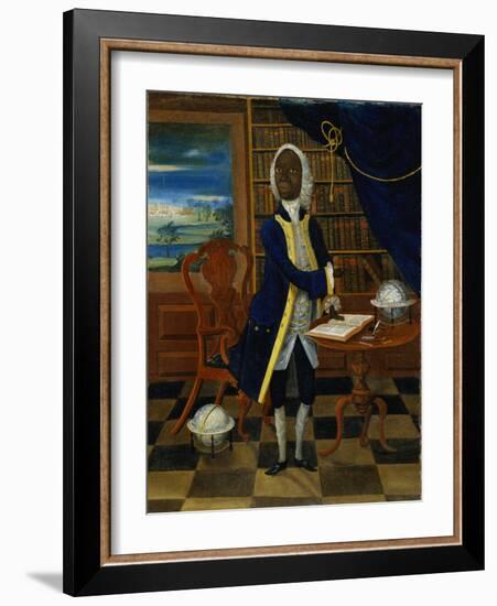 Francis Williams the Jamaican Mathematician and Poet, English c.1745-null-Framed Giclee Print