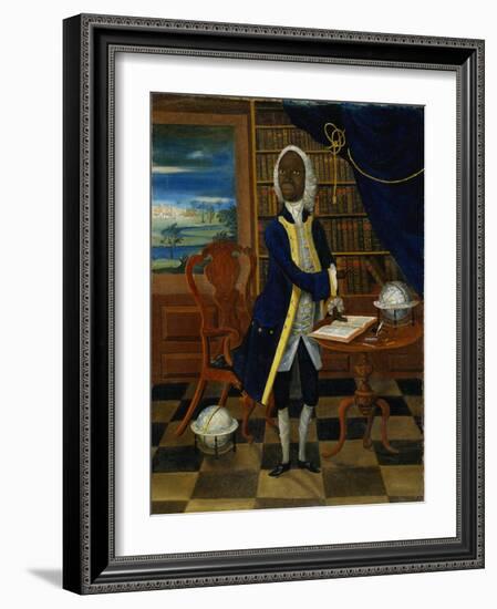 Francis Williams the Jamaican Mathematician and Poet, English c.1745-null-Framed Giclee Print