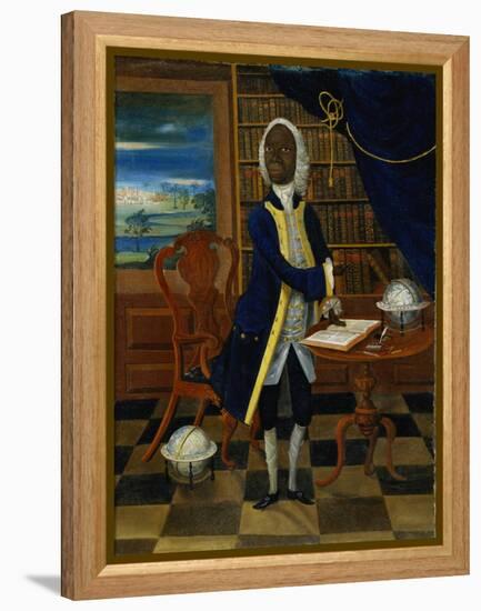 Francis Williams the Jamaican Mathematician and Poet, English c.1745-null-Framed Premier Image Canvas