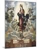 Franciscan Exaltation of Immaculate Conception, 1637, Basilio De Salazar-null-Mounted Giclee Print