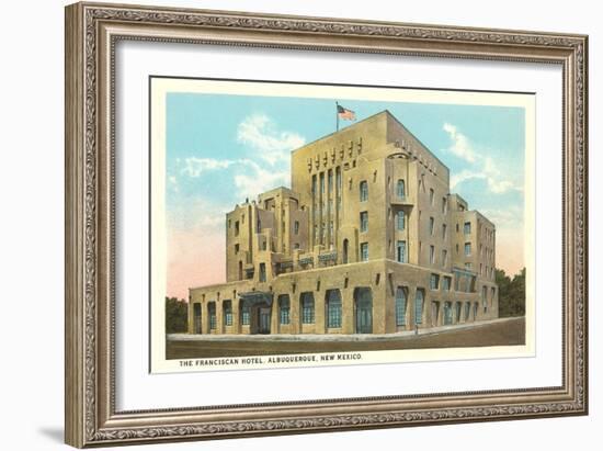 Franciscan Hotel, Albuquerque, New Mexico-null-Framed Art Print