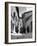 Franciscan Monks Walking Up the Via Porta Perlicinin-Alfred Eisenstaedt-Framed Photographic Print