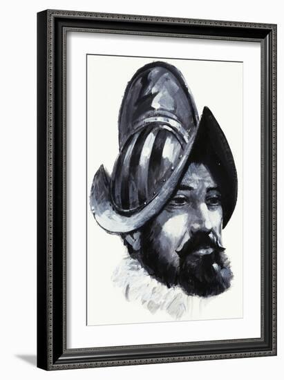 Francisco de Coronado, Conquistador-Graham Coton-Framed Giclee Print