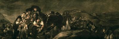 Spanish School. Señora Sabasa Garcia-Francisco de Goya-Framed Giclee Print