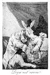 You Who Cannot, 1799-Francisco de Goya-Framed Premier Image Canvas