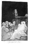 Two Old Men (Two Monk)-Francisco de Goya-Giclee Print