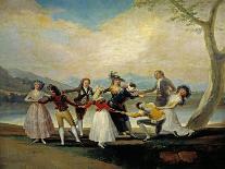 Stilts, 1791-1792-Francisco de Goya y Lucientes-Framed Giclee Print