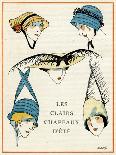 Women Hats 1914-Francisco Javier Gose-Framed Art Print