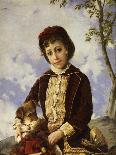 A Portrait of Nina-Francisco Oller-Mounted Giclee Print