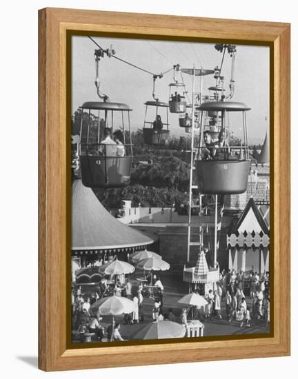 Francisco Pignatari and Girlfriend Barbara Cailleux Visiting Disneyland-Ralph Crane-Framed Premier Image Canvas