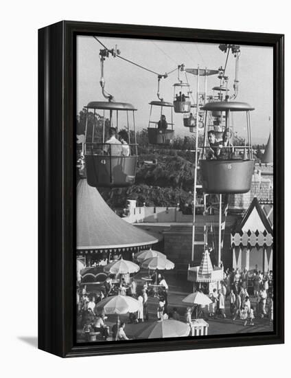 Francisco Pignatari and Girlfriend Barbara Cailleux Visiting Disneyland-Ralph Crane-Framed Premier Image Canvas