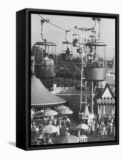 Francisco Pignatari and Girlfriend Barbara Cailleux Visiting Disneyland-Ralph Crane-Framed Premier Image Canvas