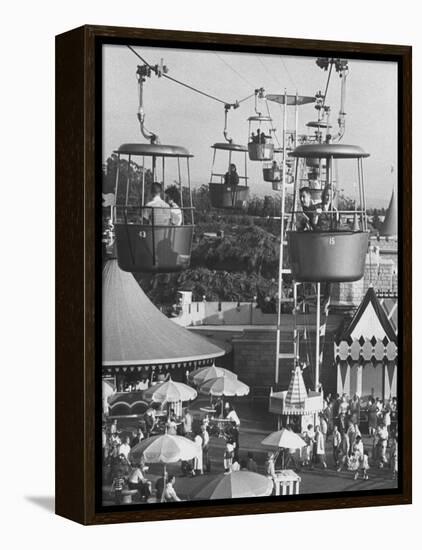 Francisco Pignatari and Girlfriend Barbara Cailleux Visiting Disneyland-Ralph Crane-Framed Premier Image Canvas