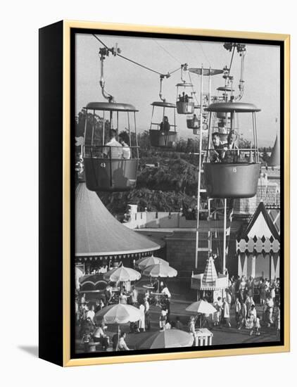 Francisco Pignatari and Girlfriend Barbara Cailleux Visiting Disneyland-Ralph Crane-Framed Premier Image Canvas