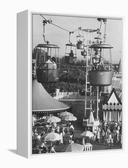 Francisco Pignatari and Girlfriend Barbara Cailleux Visiting Disneyland-Ralph Crane-Framed Premier Image Canvas