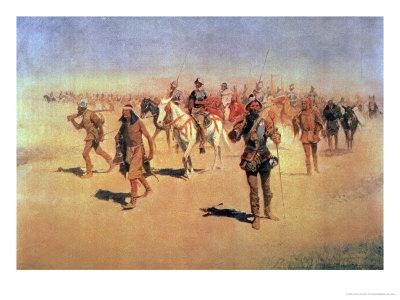 'Francisco Vasquez De Coronado Making His Way Across New Mexico, from ...