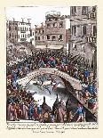 027-Cantantes & Comicos En La Plaza De San Marcos-Habiti D’Hvomeni Et Donne Venetiane 1609-Franco Giacomo-Art Print