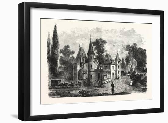 Franco-Prussian War: Bellevue Palace at Sedan-null-Framed Giclee Print