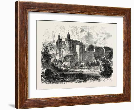 Franco-Prussian War: Chateau De Montbeliard, France, 1870-null-Framed Giclee Print