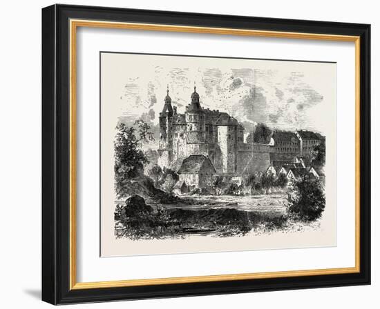 Franco-Prussian War: Chateau De Montbeliard, France, 1870-null-Framed Giclee Print