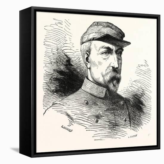 Franco-Prussian War: General Ducrot, 1817 - 1882, French-null-Framed Premier Image Canvas