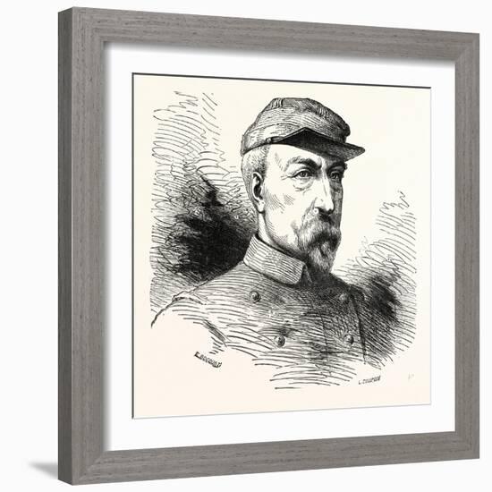 Franco-Prussian War: General Ducrot, 1817 - 1882, French-null-Framed Giclee Print