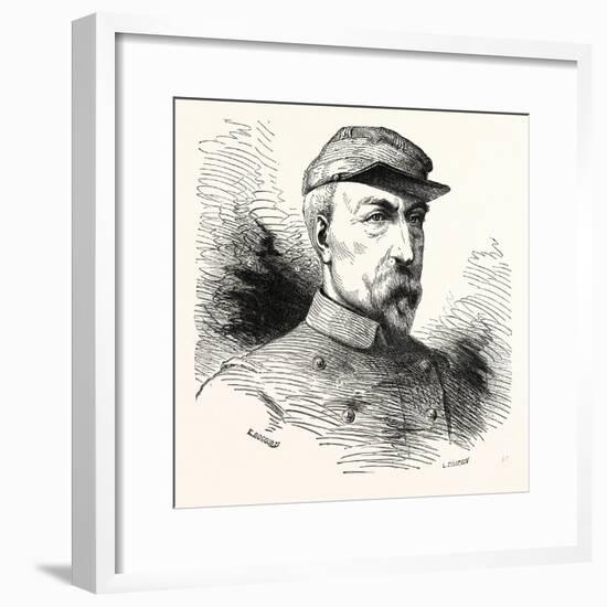 Franco-Prussian War: General Ducrot, 1817 - 1882, French-null-Framed Giclee Print
