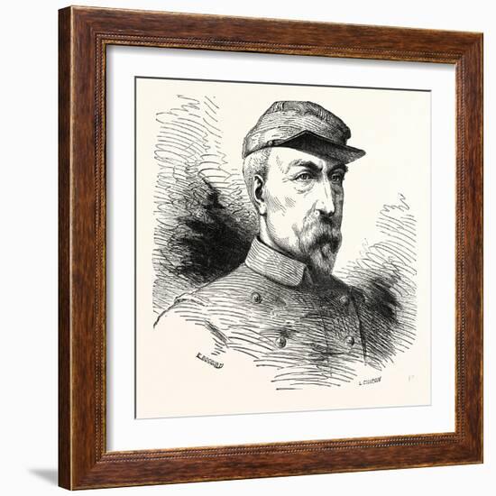 Franco-Prussian War: General Ducrot, 1817 - 1882, French-null-Framed Giclee Print