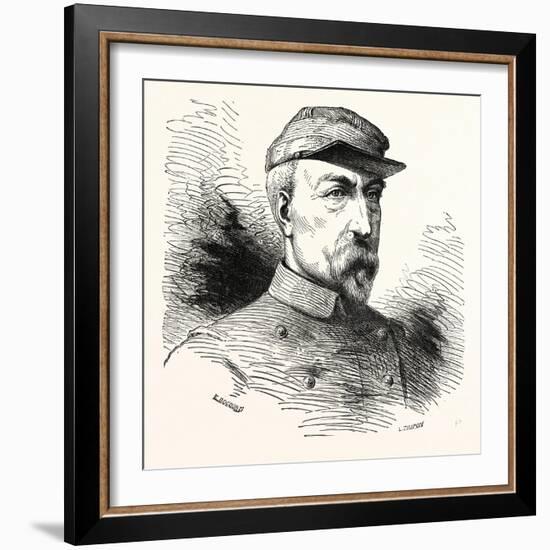 Franco-Prussian War: General Ducrot, 1817 - 1882, French-null-Framed Giclee Print