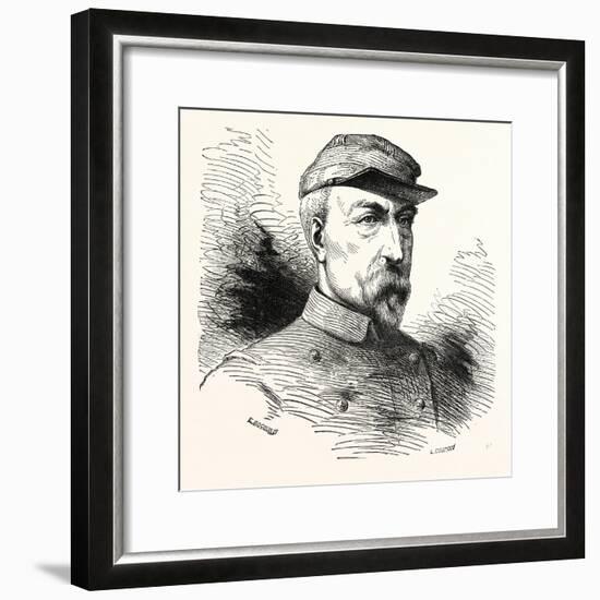 Franco-Prussian War: General Ducrot, 1817 - 1882, French-null-Framed Giclee Print