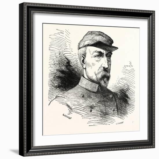 Franco-Prussian War: General Ducrot, 1817 - 1882, French-null-Framed Giclee Print