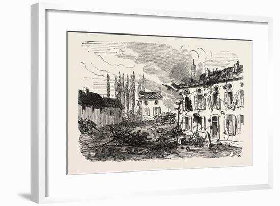 Franco-Prussian War: Imperial Quarter in Gravelotte-null-Framed Giclee Print