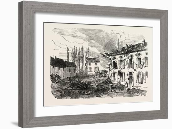 Franco-Prussian War: Imperial Quarter in Gravelotte-null-Framed Giclee Print