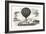 Franco-Prussian War: the Balloon Neptune on the St. Pierre De Montmartre Square-null-Framed Giclee Print