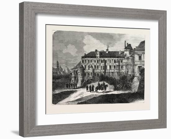 Franco-Prussian War: the Chateau De Blois 1870-null-Framed Giclee Print