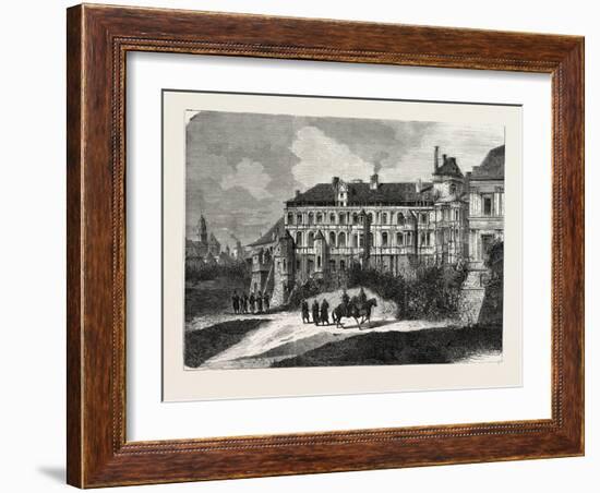 Franco-Prussian War: the Chateau De Blois 1870-null-Framed Giclee Print