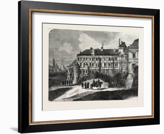 Franco-Prussian War: the Chateau De Blois 1870-null-Framed Giclee Print